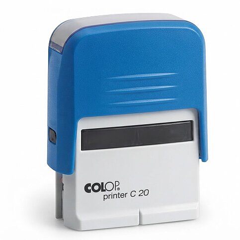 COLOP C20 PRİNTER OTOMATİK KAŞE 14x38mm MAVİ (15314061) - 1