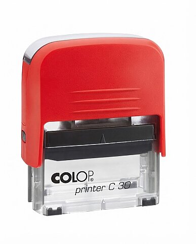 COLOP C30 PRİNTER KAŞE 18x47mm KIRMIZI (15314077) - 1