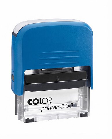 COLOP C30 PRİNTER KAŞE 18x47mm MAVİ (15314076) - 1