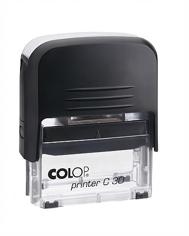 COLOP C30 PRİNTER KAŞE 18x47mm SİYAH (15314075) - 1