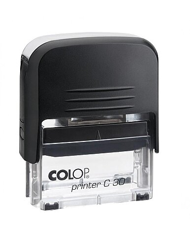 COLOP C30 PRİNTER KAŞE 18x47mm SİYAH (15314075) - 1