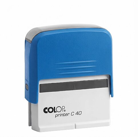 COLOP C40 PRİNTER KAŞE 23x59mm MAVİ (15314091) - 1