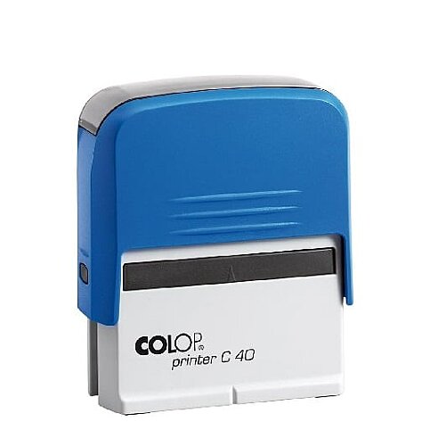 COLOP C40 PRİNTER KAŞE 23x59mm MAVİ (15314091) - 1