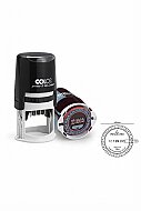 COLOP R40 TARİH KAŞESİ SİYAH KASA KIRMIZI KEÇE 40mm TÜRKÇE/24 SAAT (15314279) - COLOP