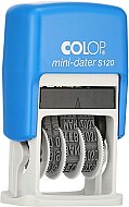 COLOP S120 TARİH KAŞESİ 8x45mm İNGİLİZCE (15314293) - COLOP