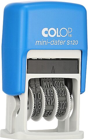 COLOP S120 TARİH KAŞESİ 8x45mm İNGİLİZCE (15314293) - 1
