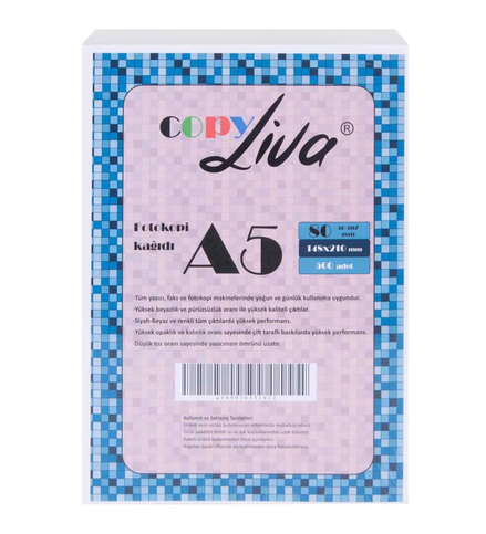 Copyliva Fotokopi Kağıdı A5 80Gr 500Lü - 1