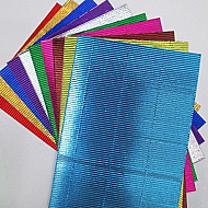 CRAFT&ARTS UCA-600-KAR2 OLUKLU KARTON 25x35 METALİK 10LU (51008281) - CRAFT&ARTS