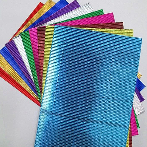 CRAFT&ARTS UCA-600-KAR2 OLUKLU KARTON 25x35 METALİK 10LU (51008281) - 1