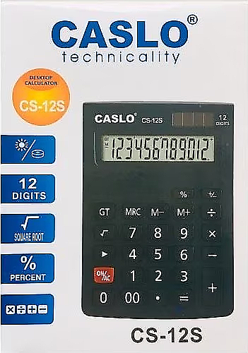 CSL CS-12S MASA ÜSTÜ HESAP MAKİNESİ 12 HANE