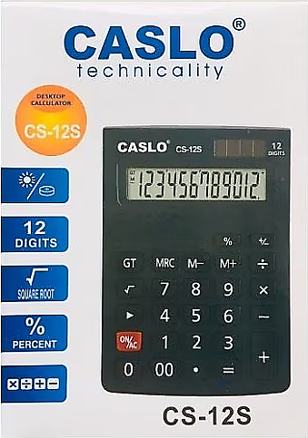 CSL CS-12S MASA ÜSTÜ HESAP MAKİNESİ 12 HANE - 1