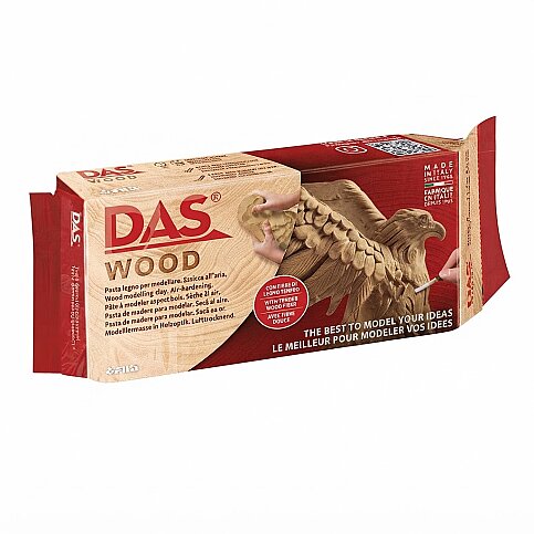 DAS SERAMİK HAMURU AHŞAP GÖRÜNÜMLÜ WOOD KAHVE 350gr (348700) - 1