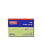 DEFFTER 64128-4 İNDEKS KART A7 KARELİ SARI 100LÜ 170gr (KARTOTEKS) - DEFFTER