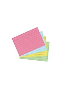 DEFFTER 64204-5 İNDEKS KART A6 ÇİZGİLİ RENKLİ 200LÜ 170gr (KARTOTEKS) - DEFFTER (1)