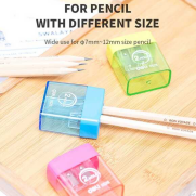 Deli 0526 Mini Kapaklı Çift Bölmeli Kalemtraş - Deli