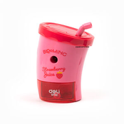 Deli 0732 Blooming Strawberry Blueberry Masa Üstü Kollu Kalemtraş - DELİ