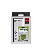 DELİ 1122 MASA ÜSTÜ HESAP MAKİNESİ 12 HANE YEŞİL - DELİ