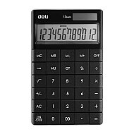 DELİ 1589P MASA ÜSTÜ HESAP MAKİNESİ 12 HANE SİYAH - DELİ