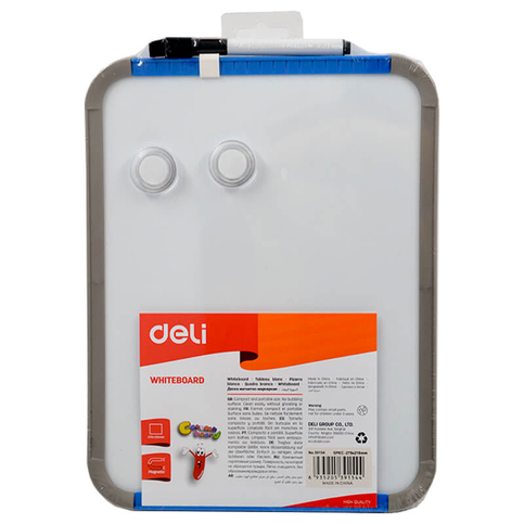 Deli 39154 Manyetik Beyaz Yazı Tahtası 279x216x22mm - 1