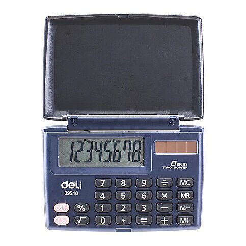 DELİ 39218 CEP TİPİ HESAP MAKİNESİ 8 HANE - 1