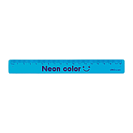 DELİ 6206 NEON COLOR SİLİKON CETVEL 18cm - 5