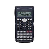 DELİ 82MS 240 BİLİMSEL FONKSİYONLU HESAP MAKİNESİ 12 HANE SİYAH - DELİ