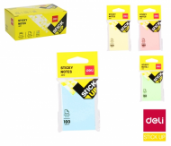 Deli A01202 Yapışkanlı Not Kağıdı 51X76 100 Yaprak Pastel Renk - DELİ