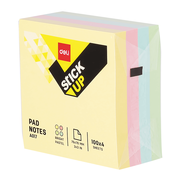 Deli A01703 Yapışkanlı Küpnot Kağıdı 76X76 400 Yaprak 4 Renk - DELİ