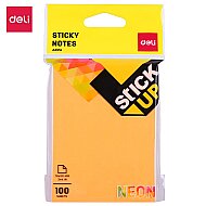 DELİ A02402 YAPIŞKANLI NOT KAĞIDI 76x101 100 YAPRAK NEON - DELİ