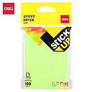 DELİ A02402 YAPIŞKANLI NOT KAĞIDI 76x101 100 YAPRAK NEON - DELİ