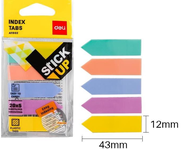 Deli A11902 İndeks İşaret Bandı Ok 43X12 5 Renk Pastel - DELİ