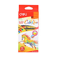 DELİ C20200 COLOR RUN YAĞLI PASTEL BOYA 12 RENK - DELİ