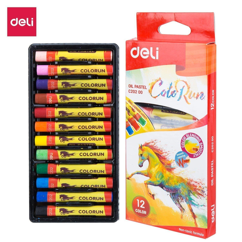 Deli C20200 Color Run Yağlı Pastel Boya 12 Renk - 1