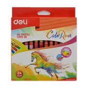Deli C20220 Color Run Yağlı Pastel Boya 24 Renk - DELİ