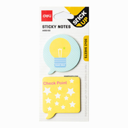 Deli Ea55302 Yapışkanlı Not Kağıdı 30 Yaprak 2 Renk - DELİ