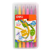 Deli Ec10304 Color Emotion Keçeli Kalem 12 Renk - DELİ