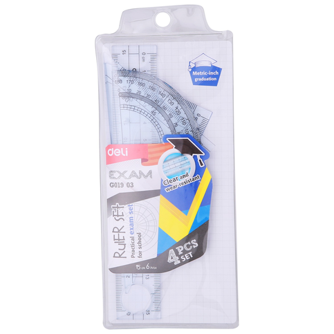 Deli G01903 Çizim Seti 4lü Mavi - 1