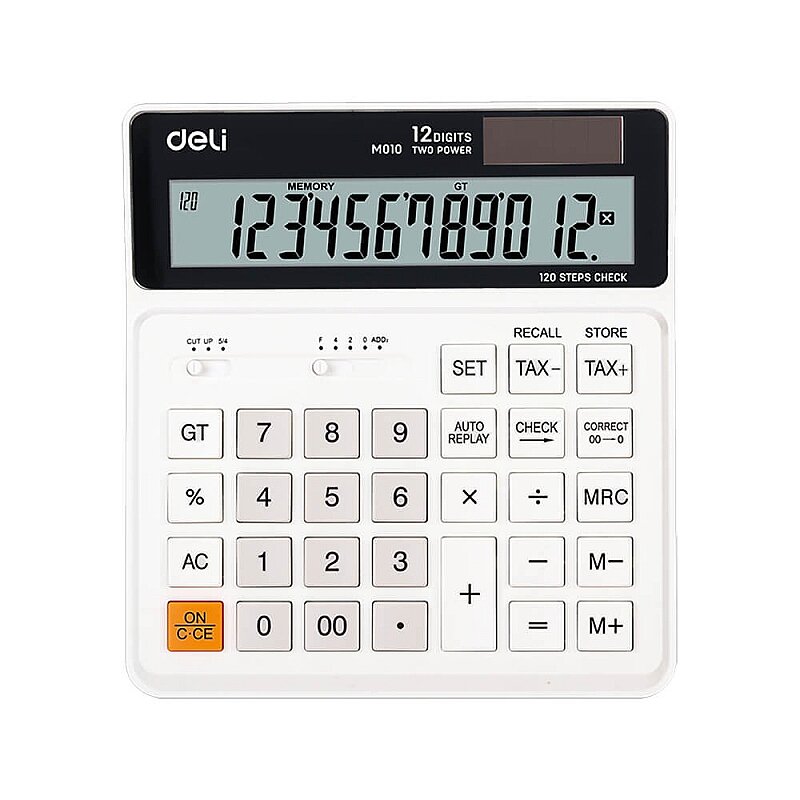 DELİ M01010 MASA ÜSTÜ HESAP MAKİNESİ 12 HANE
