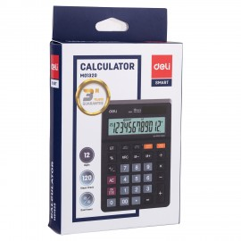Deli M01320 Masa Üstü Hesap Makinesi 12 Hane Siyah - 2