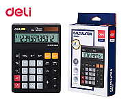 DELİ M01420 MASA ÜSTÜ HESAP MAKİNESİ 12 HANE SİYAH - DELİ