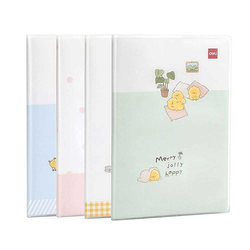 DELİ N301 EVA KAPAKLI DEFTER JOLLY HAPPY ÇİZGİLİ 72 YAPRAK (100161037)