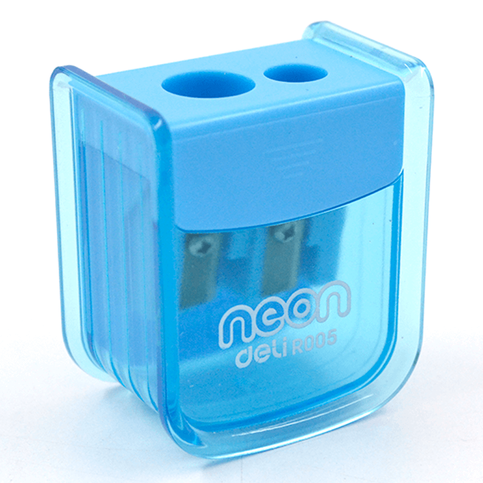 Deli R00500 Neon Çift Bıçaklı Kalemtraş - 1