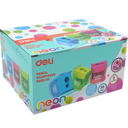 Deli R00500 Neon Çift Bıçaklı Kalemtraş - 2
