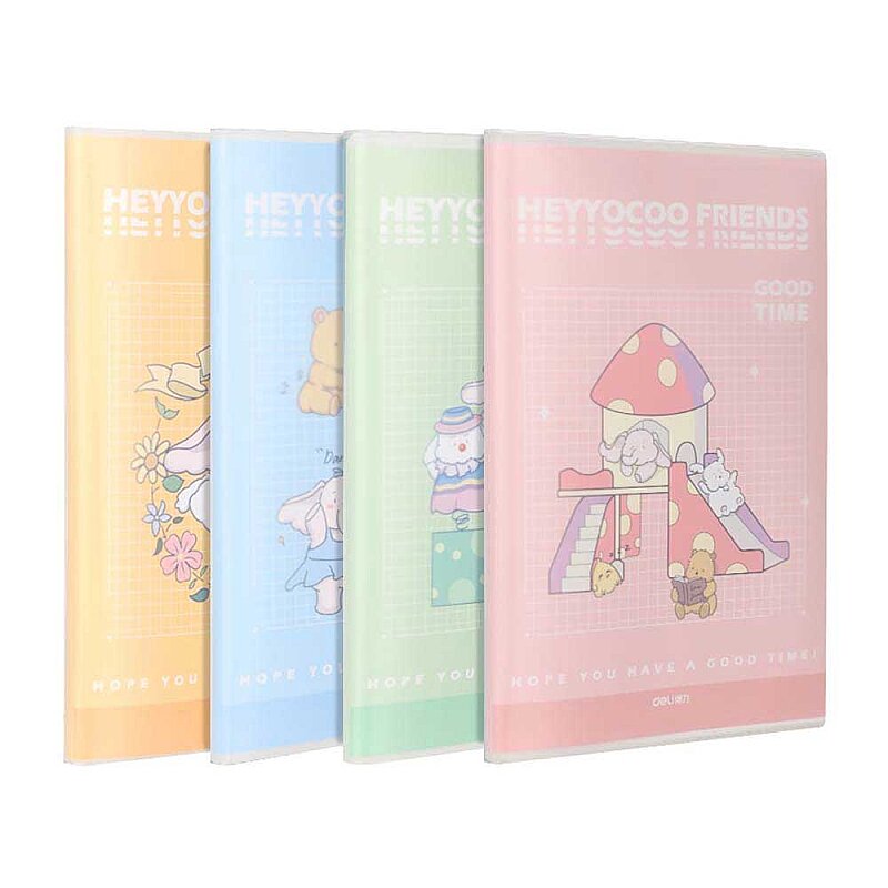 DELİ T3296 EVA KAPAKLI DEFTER HEYYO000 ÇİZGİLİ 96 YAPRAK (100152458)
