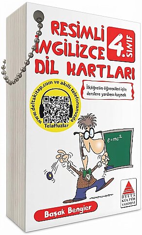 DELTA KÜLTÜR YAYINEVİ 4.SINIF RESİMLİ İNGİLİZCE DİL KARTLARI - 1