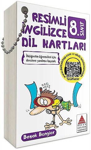 DELTA KÜLTÜR YAYINEVİ 8.SINIF RESİMLİ İNGİLİZCE DİL KARTLARI - 1