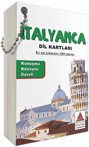 DELTA KÜLTÜR YAYINEVİ İTALYANCA DİL KARTLARI - 1