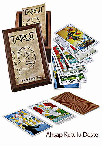 DELTA KÜLTÜR YAYINEVİ TAROT DESTESİ (78 KART) VE TAROT KİTABI - 1