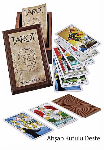 DELTA KÜLTÜR YAYINEVİ TAROT DESTESİ (78 KART) VE TAROT KİTABI - 1