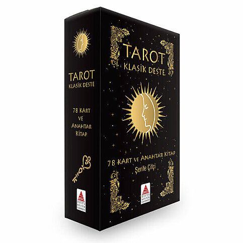 DELTA KÜLTÜR YAYINEVİ TAROT KLASİK DESTE (78 KART VE ANAHTAR KİTAP KUTU) - 1
